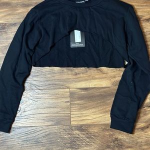 PRETTYLITTLETHING super crop hoodie